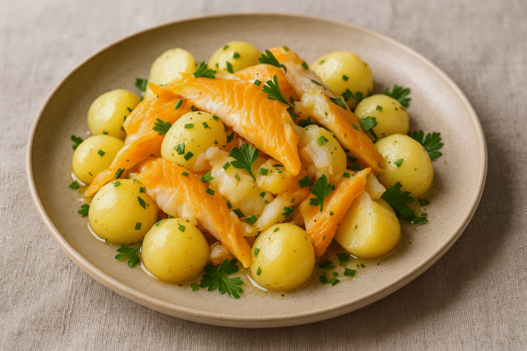 🐟 Haddock fumé et pommes de terre : la recette simple et pleine de caractère