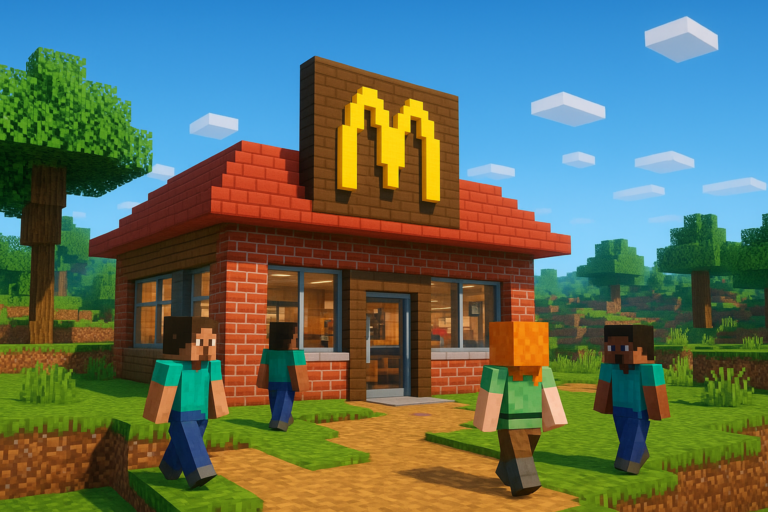 Image de couverture pour l’article "Comment construire un restaurant McDo Minecraft étape par étape"