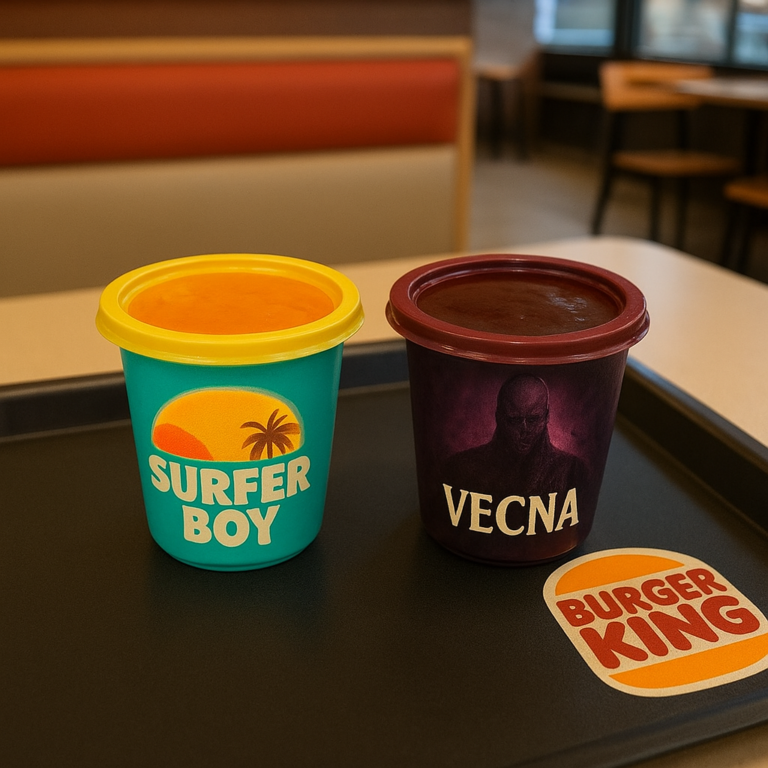 Image de couverture pour l’article "Découvrez le goût unique de Burger King sauce Surfer Boy et Vecna"