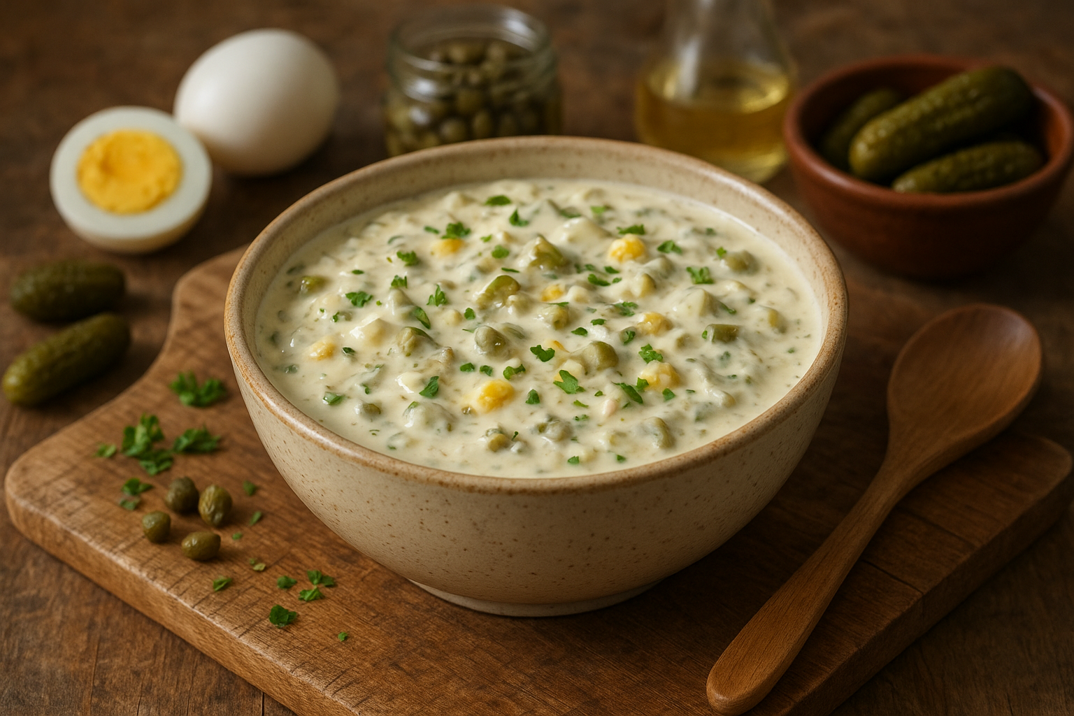 Image de couverture pour l’article "Comment préparer une sauce gribiche maison facile et savoureuse"