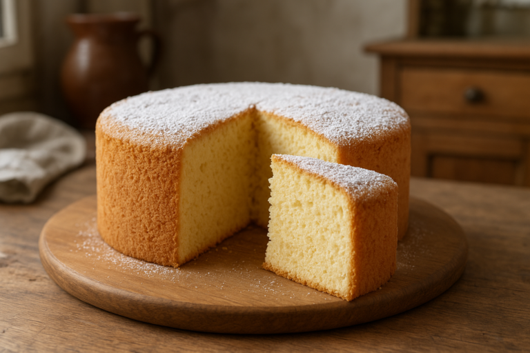 Image de couverture pour l’article "Gâteau de Savoie moelleux et léger : recette traditionnelle facile (sans prise de tête)"