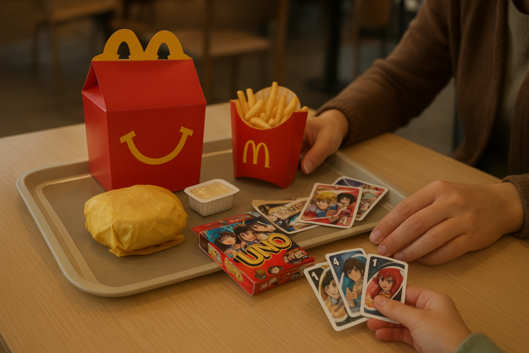 Image de couverture pour l’article "Découvrez l'univers Happy meal UNO Anime pour petits et grands"