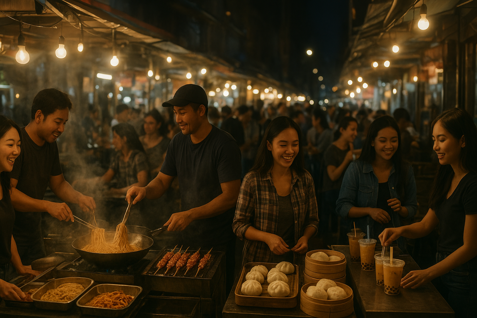 Image de couverture pour l’article "Découvrir la street food asiatique et ses saveurs authentiques"
