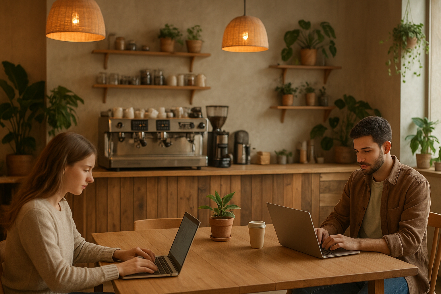 Image de couverture pour l’article "Coffee shop concept écoresponsable : créer un espace chaleureux et design"