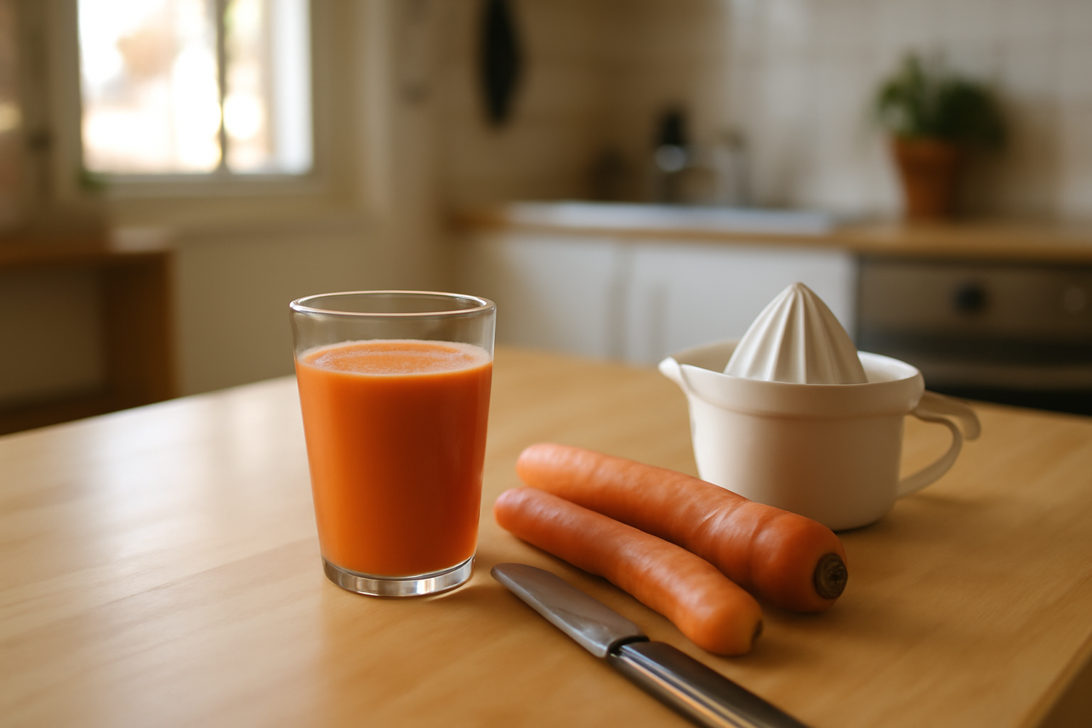 Jus de carotte : bienfaits, précautions et dose