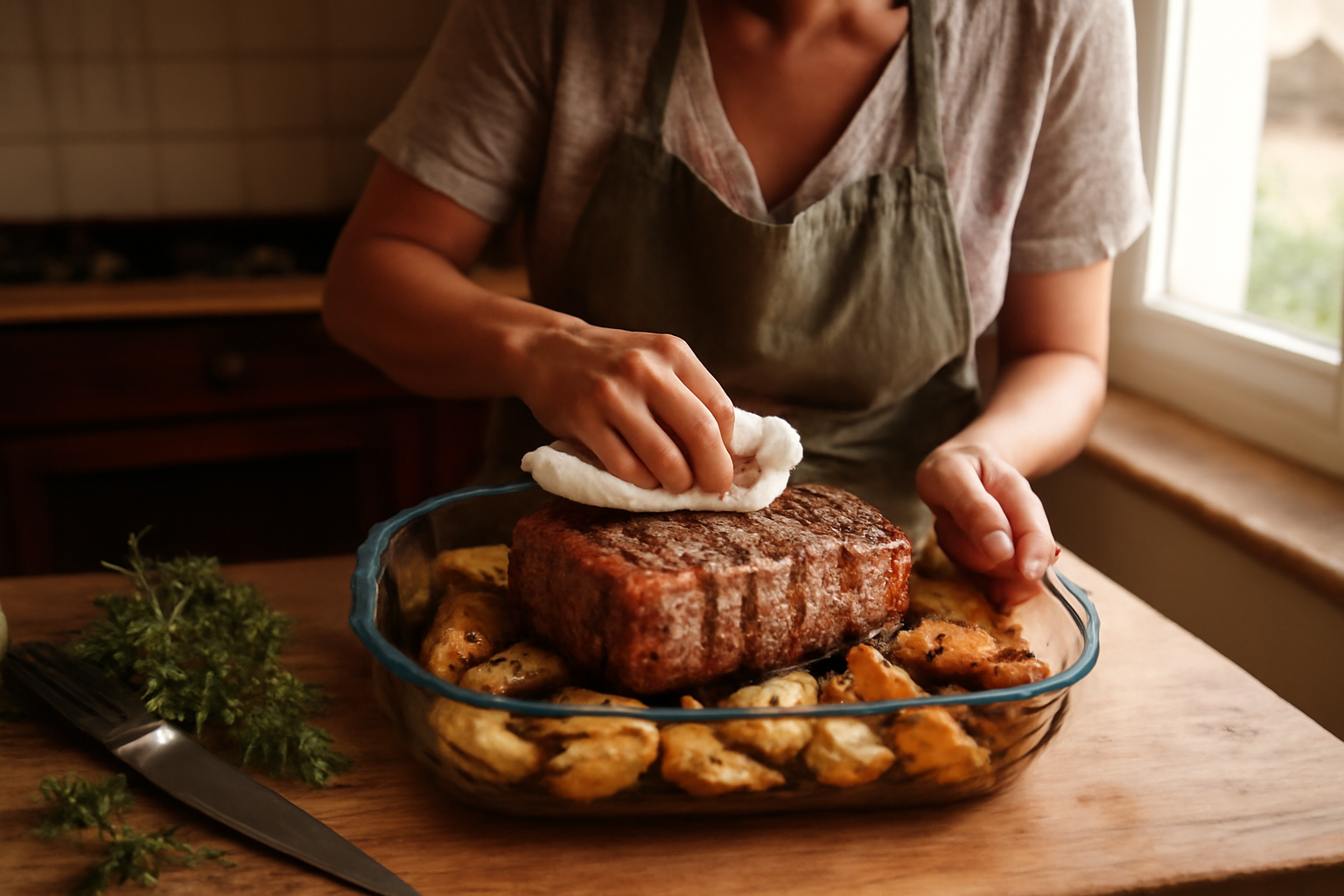 longe de porc recette cuisson au four moelleuse dans un plat en pyrex