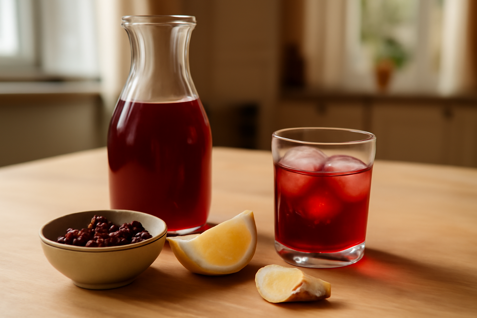 Bissap recette : jus d’hibiscus maison