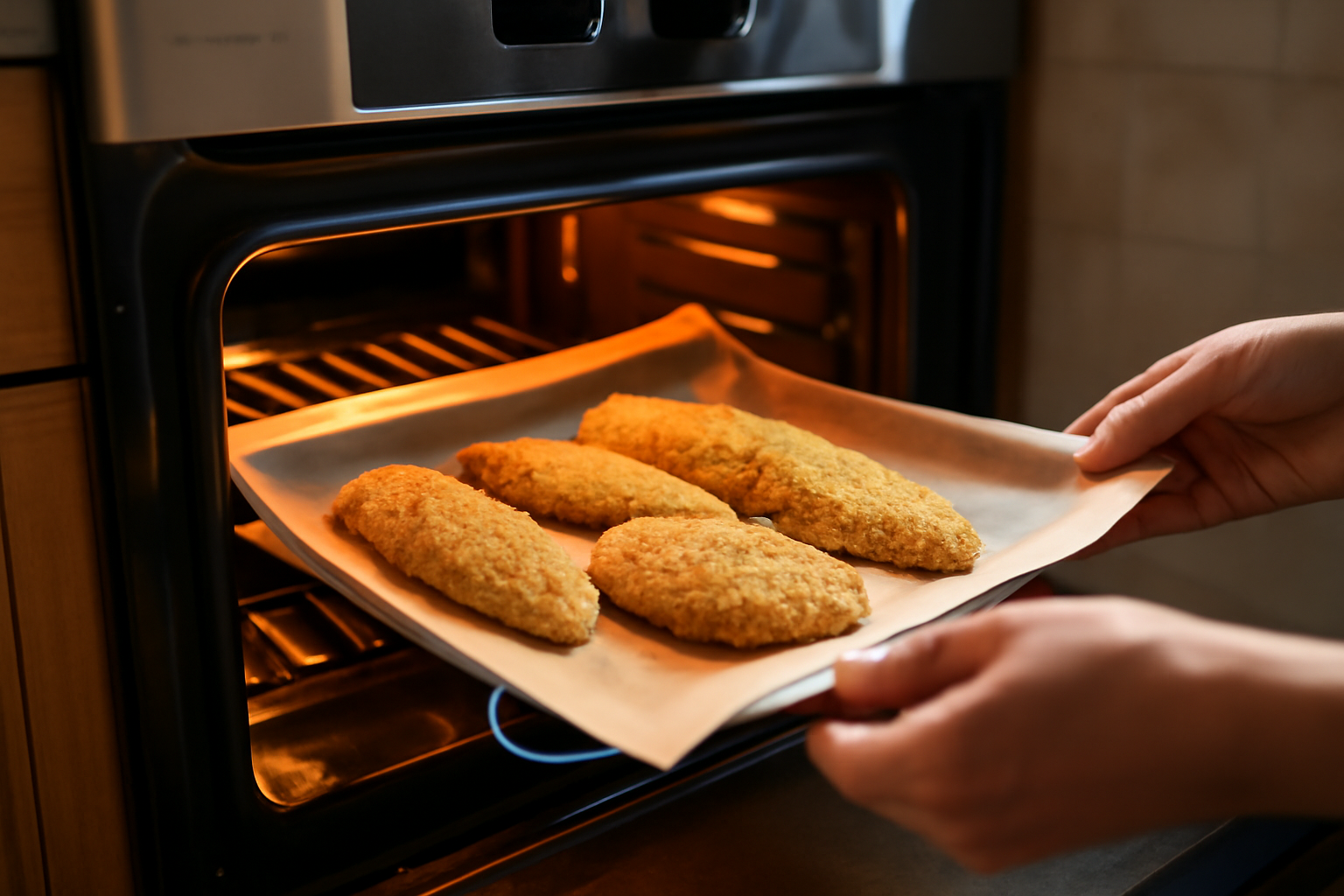 mode grill au four pour cordon bleu au four doré sans brûler la chapelure