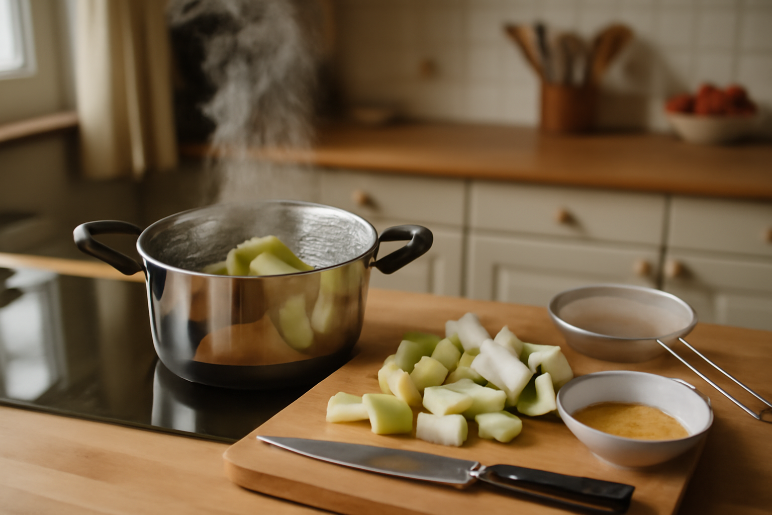 Poireaux vapeur prêts pour une poireaux vinaigrette recette