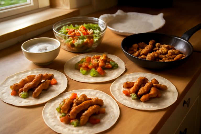 Recette wrap poulet : simple, savoureuse