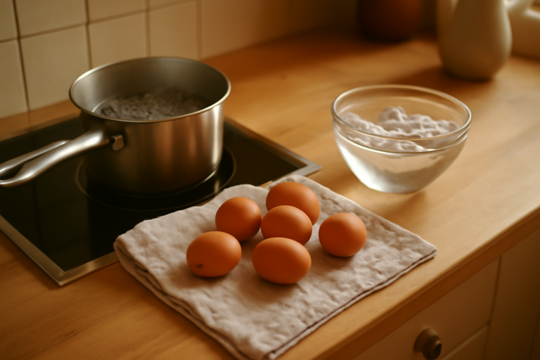 Oeuf dur : temps de cuisson fiable par texture