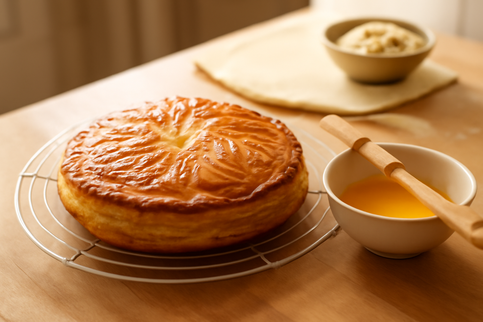 Recette galette des rois frangipane classique