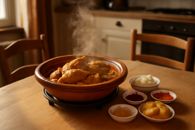 Tajine de poulet : recette facile, épices