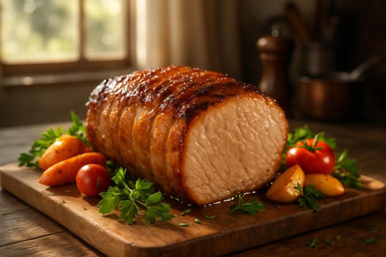 Cuisson de la longe de porc
