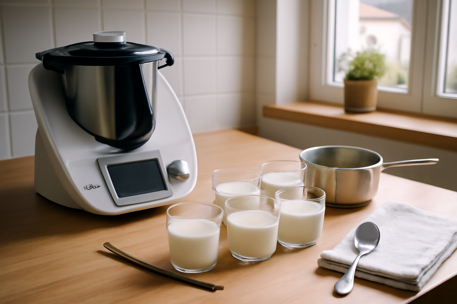 Panna cotta thermomix : vanille rapide