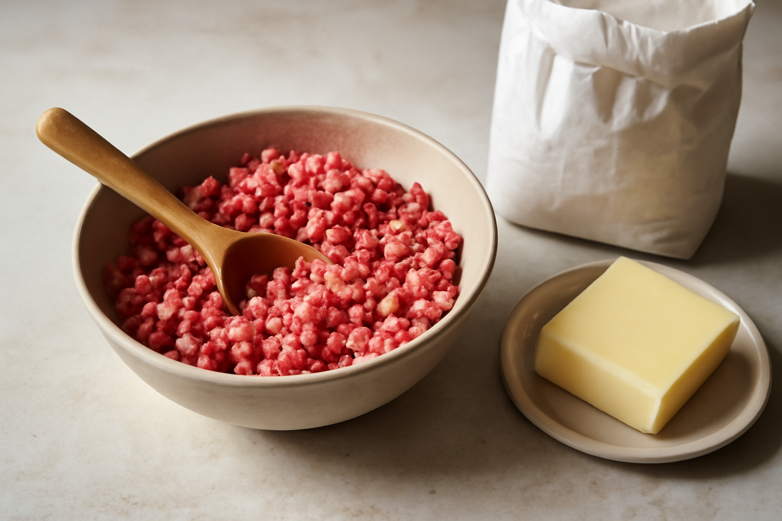 pralines roses concassées pour préparer une praluline