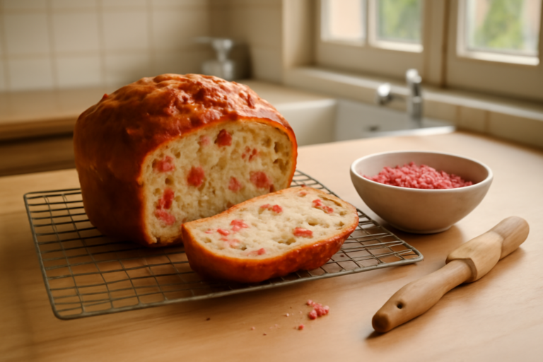 Praluline : recette brioche aux pralines roses