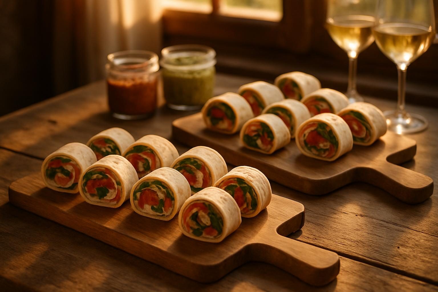 Recette de wrap apéro