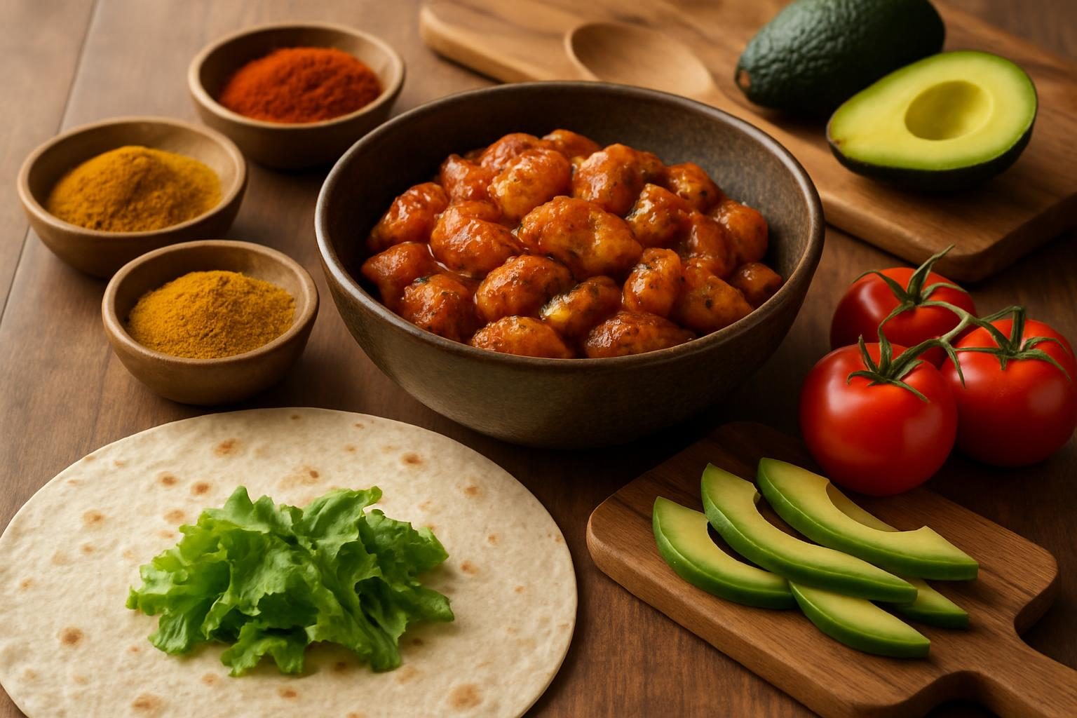 Recette de wrap au poulet