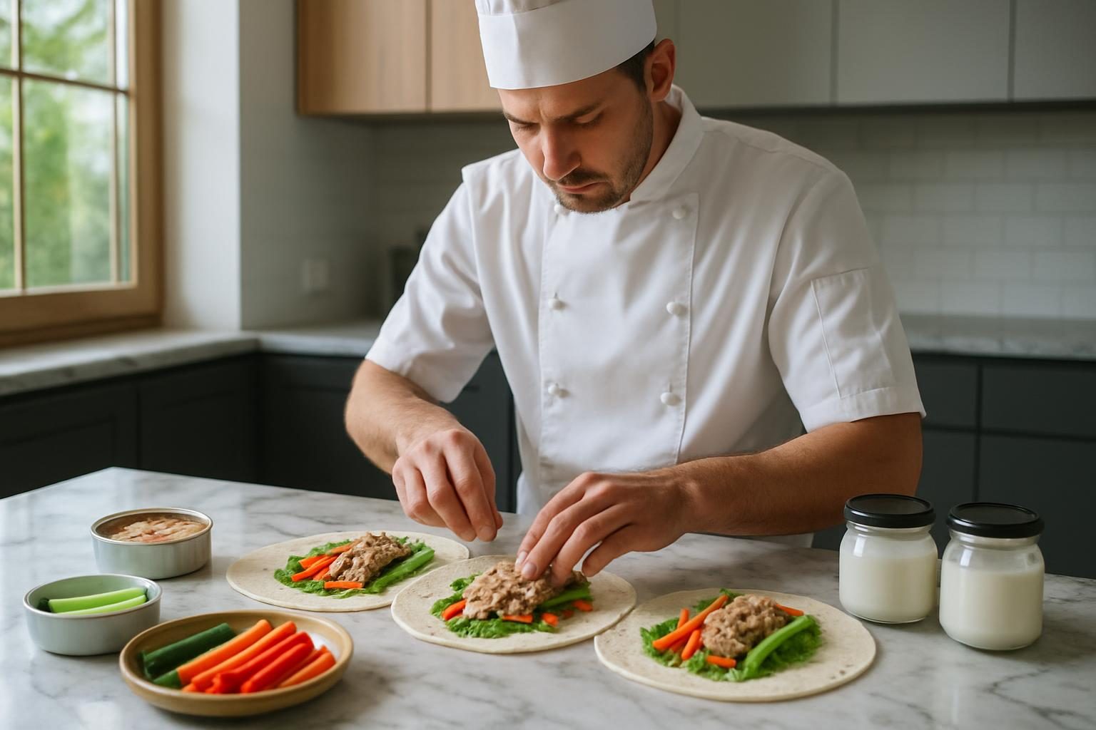 Recette de wrap au thon
