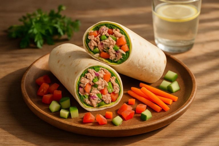 Recette de wrap au thon