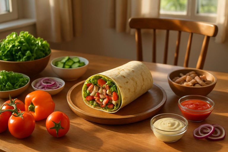 Recette de wrap froid