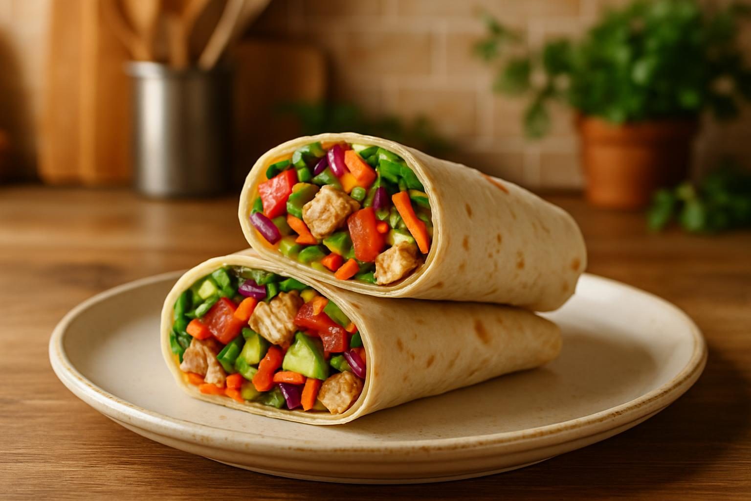 Recette de wrap maison