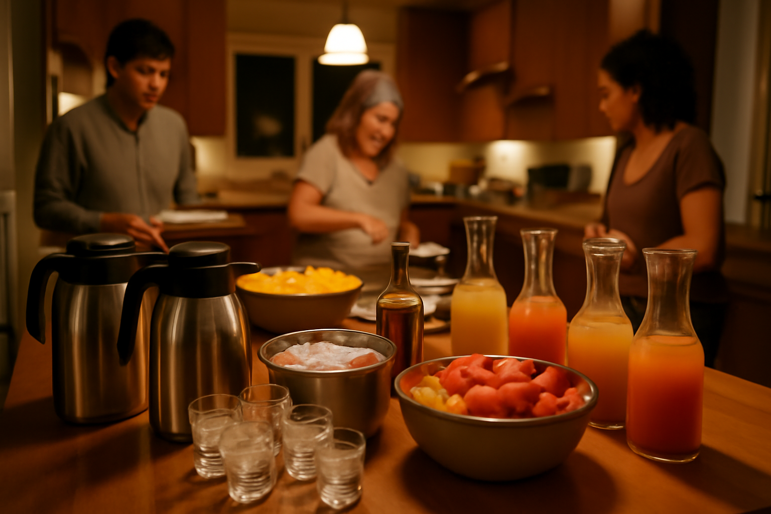 recette punch 50 personnes en grands contenants isothermes pour fête