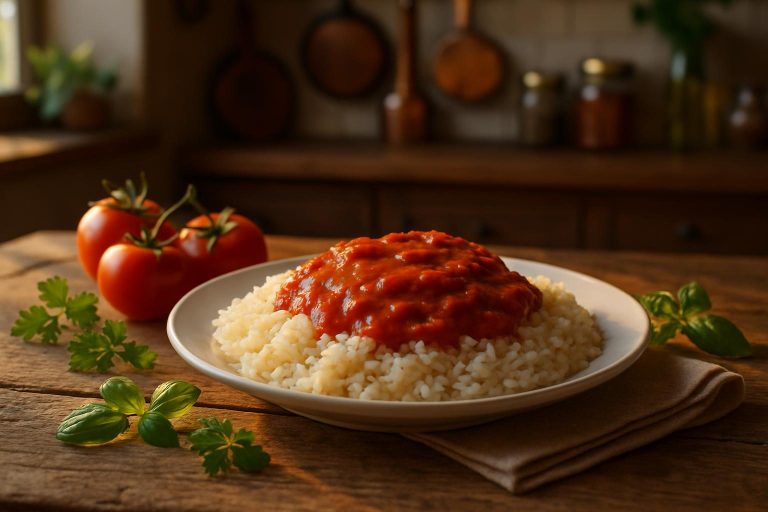 Riz sauce tomate