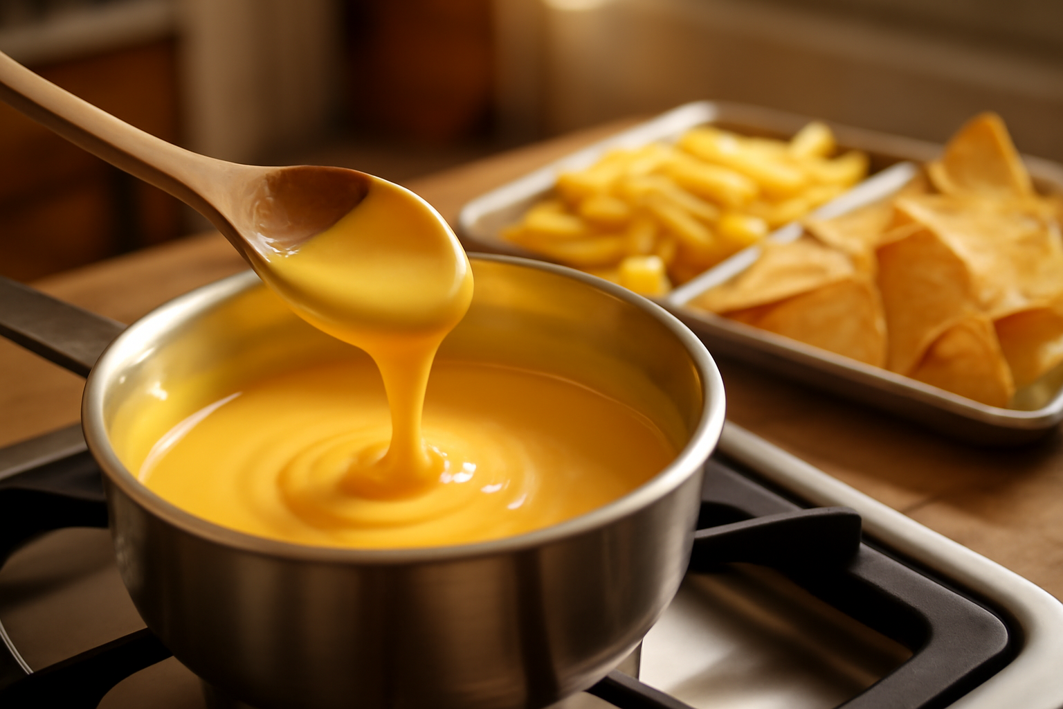 Sauce cheddar maison : recette simple et onctueuse