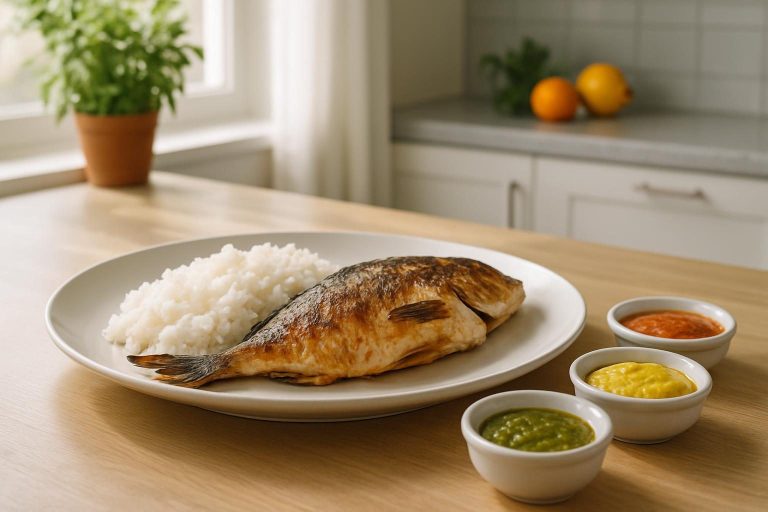 Sauce pour riz et poisson