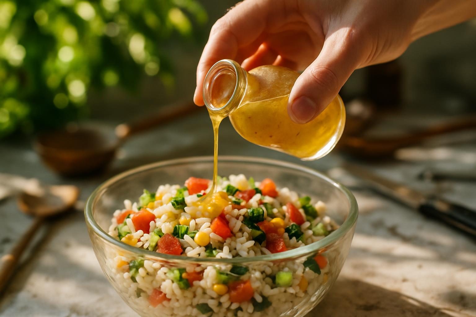 Sauce pour salade de riz