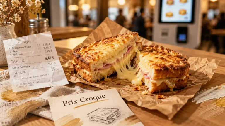croque mcdo prix : repères locaux sur ticket de caisse